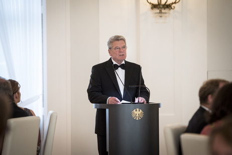 Bundespräsident Joachim Gauck bei seiner Ansprache