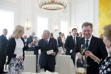 Mittagessen zu Ehren des belgischen Königs im Großen Saal