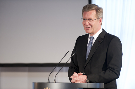 Bundespräsident Christian Wulff bei einer Rede (Archivbild)