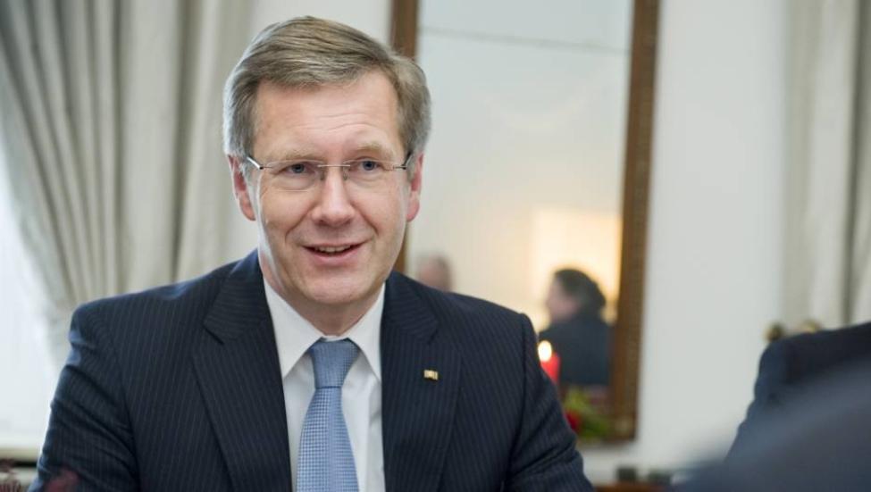 Bundespräsident Christian Wulff in Schloss Bellevue (Archivbild)