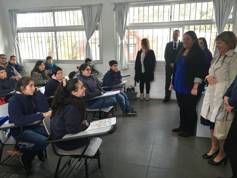 Daniela Schadt besucht das Centro Educativo Providencia