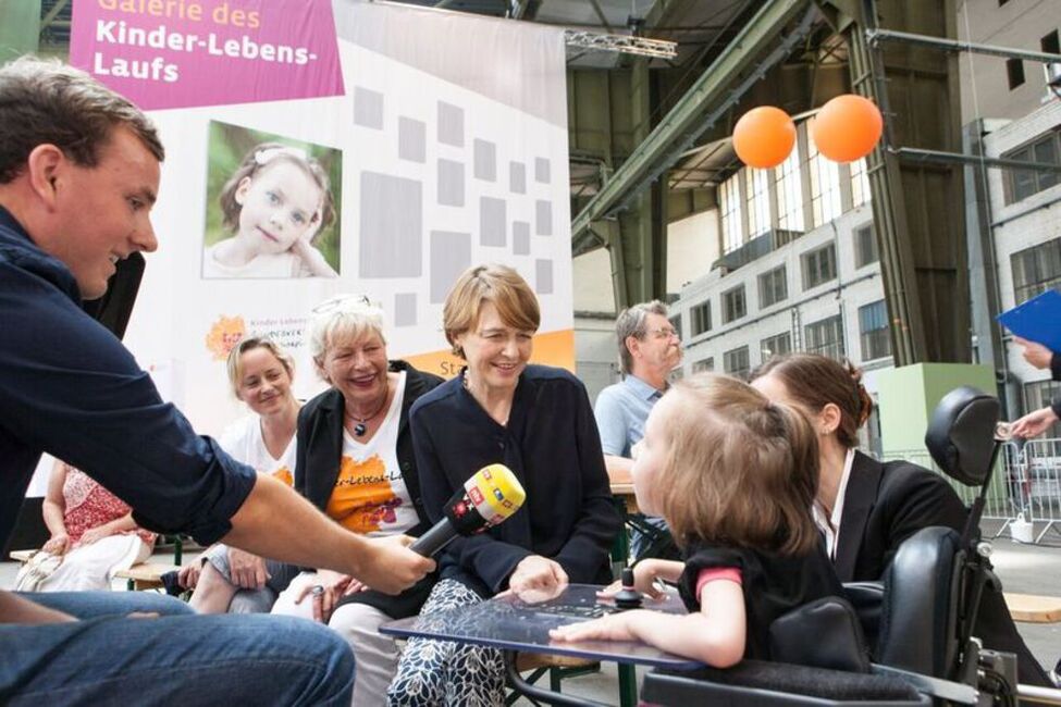 Elke Büdenbender beim Kinder-Lebens-Lauf in Berlin