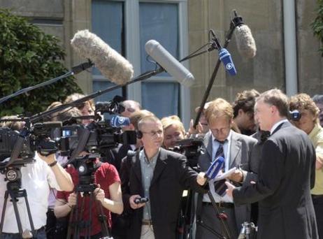 Bundespräsident Köhler in Frankreich 2004