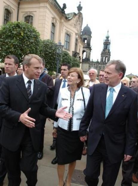 Bundespräsident Köhler in Sachsen 2004