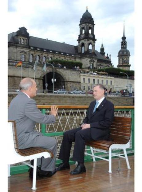 Bundespräsident Köhler in Sachsen 2004