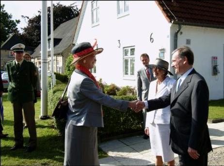 Dänische Königin Magrethe II. in Deutschland 2004