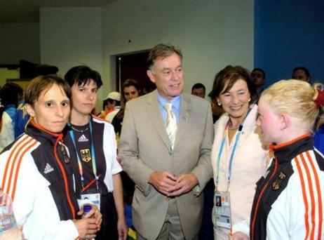 Bundespräsident Köhler in Griechenland 2004 / Paralympics in Athen