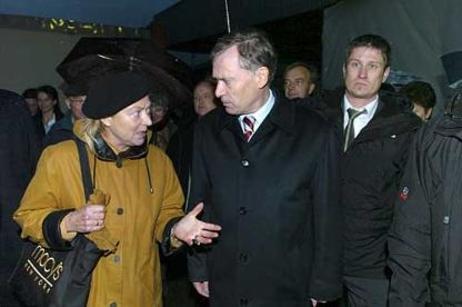 Bundespräsident Köhler besucht 'Gedenkstätte Deutsche Teilung Marienborn' 2004