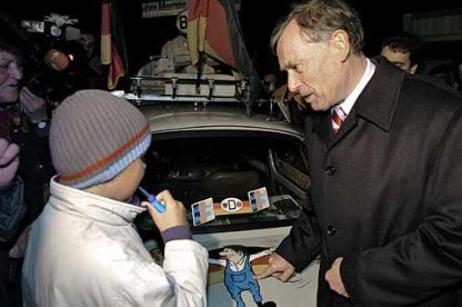 Bundespräsident Köhler besucht 'Gedenkstätte Deutsche Teilung Marienborn' 2004