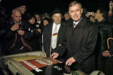 Bundespräsident Köhler besucht 'Gedenkstätte Deutsche Teilung Marienborn' 2004