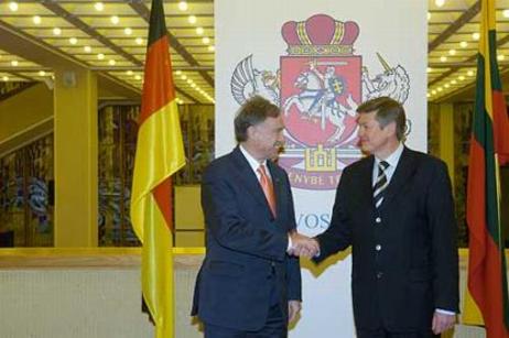 Bundespräsident Köhler in Litauen 2004