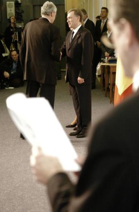 Bundespräsident Horst Köhler während des Neujahrsempfangs.