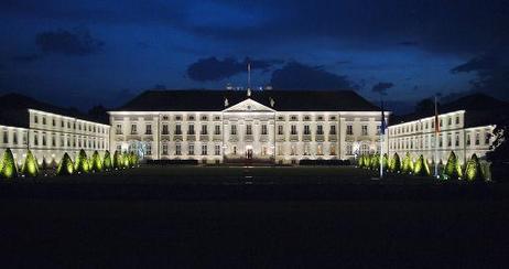 Schloss Bellevue, Sitz des Bundespräsidenten.
