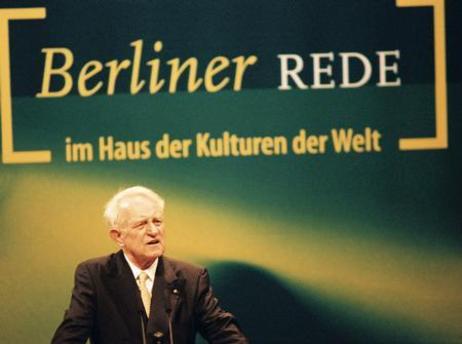 Bundespräsident Rau - "Berliner Rede 2000"