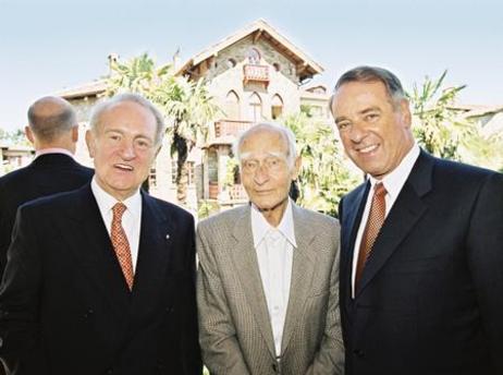 Reise von Bundespräsident Johannes Rau und Frau in die Schweiz / Hermann Hesse Haus