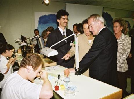 Reise von Bundespräsident Rau in die Schweiz