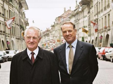 Reise von Bundespräsident Rau in die Schweiz