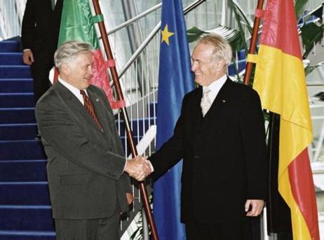 Bundespräsident Rau / Eröffnung EXPO 2000