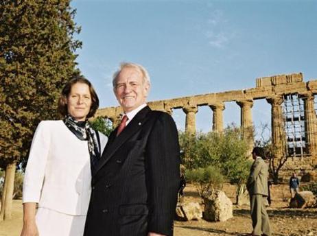 Reise von Bundespräsident Rau und Frau Rau nach Italien