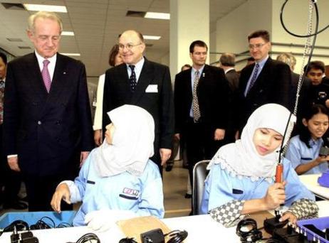 Reise von Bundespräsident Rau und Frau Christina Rau in die Republik Indonesien