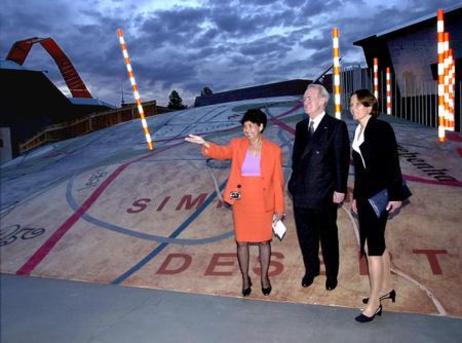 Staatsbesuch von Bundespräsident Rau und Ehefrau in Australien