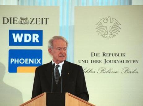 Bundespräsident Rau: "Die Republik und ihre Jounalisten"