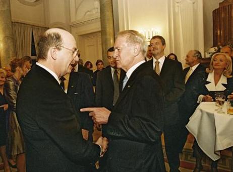 Bundespräsident Rau empfängt die Nominierten für den Deutschen Zukunftspreis 2001