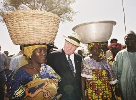 Reise von Bundespräsident Rau nach Mali
