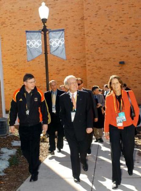 Reise von Bundespräsident Rau und Frau zur Winterolympiade in Salt Lake City / USA