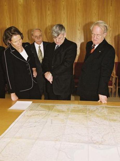 Besuch von Bundespräsident Johannes Rau und seiner Frau im Auswärtigen Amt