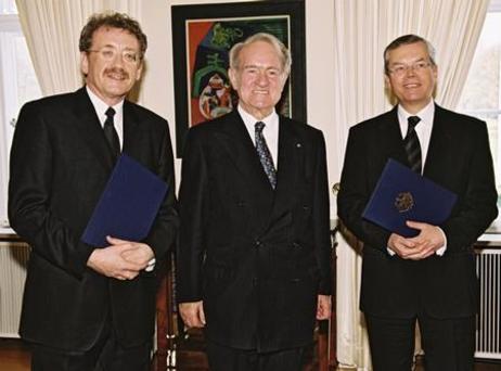 Bundespräsident Rau ernennt Präsident und Vizepräsident des Bundesrechnungshof