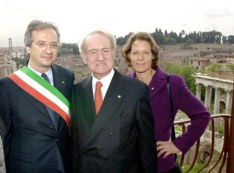 Reise von Bundespräsident Johannes Rau und Frau Rau nach Italien