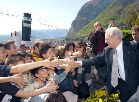 Reise von Bundespräsident Rau und Frau nach Italien