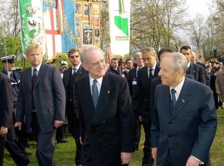 Reise von Bundespräsident Rau und Frau nach Italien