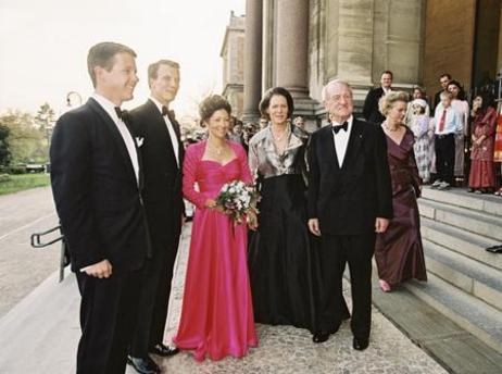 Reise von Bundespräsident Rau und Frau Rau nach Dänemark