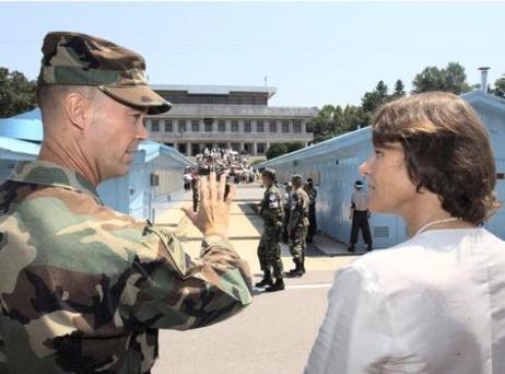 Reise von Bundespräsident Rau und Frau Rau nach Korea