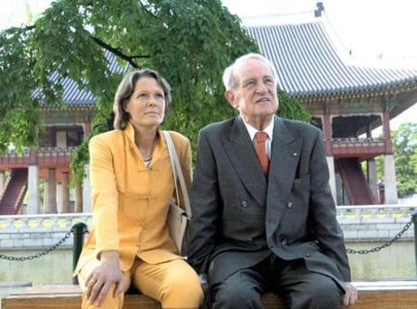 Reise von Bundespräsident Rau und Frau Rau nach Korea