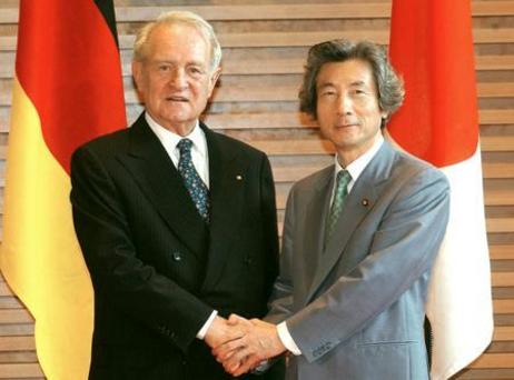 Reise von Bundespräsident Johannes Rau und Frau nach Japan