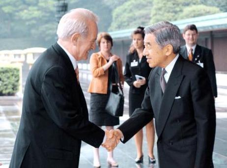 Reise von Bundespräsident Rau und Frau Rau nach Japan