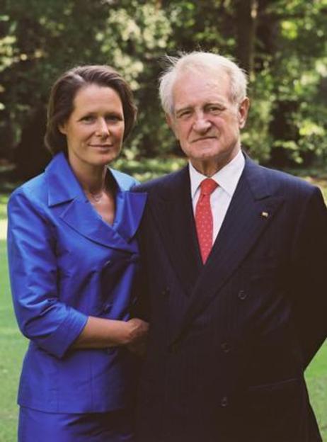 Porträt Bundespräsident Johannes Rau und Frau Christina