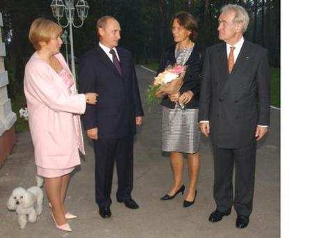 Reise von Bundespräsident Rau und Frau nach Russland
