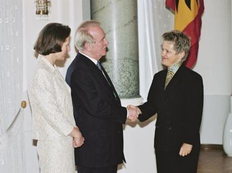 Neujahrsempfang bei Bundespräsident Rau