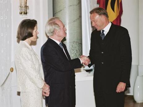 Neujahrsempfang bei Bundespräsident Rau