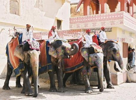 Reise von Bundespräsident Rau nach Indien