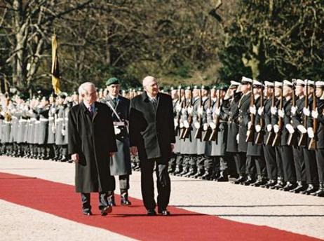 Besuch des schweizerischen Bundespräsidenten Couchepin