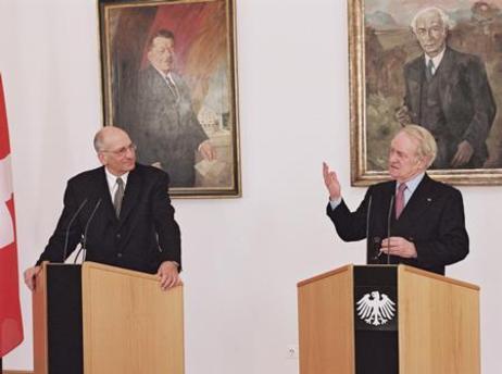 Besuch des schweizerischen Bundespräsidenten Couchepin