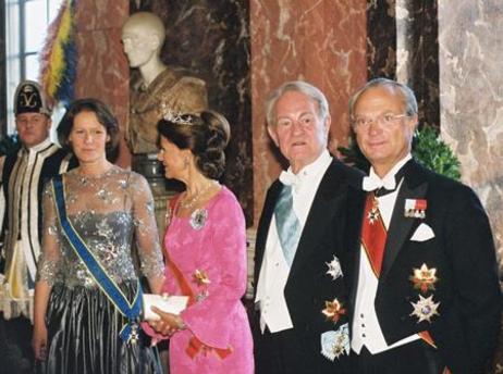 Bundespräsident Rau in Schweden 2003