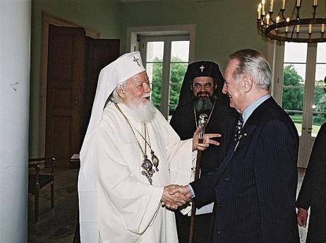 Gespräch des Bundespräsidenten mit dem Patriarchen der Rumänisch Orthodoxen Kirche, S.E. Theoctist 