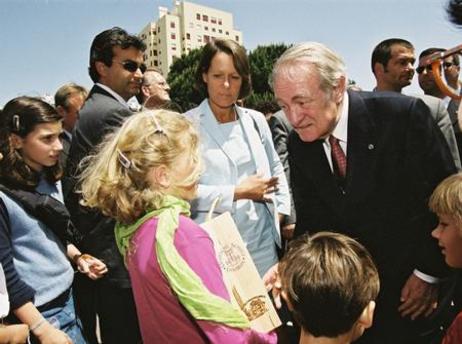 Reise von Bundespräsident Rau und seiner Frau Christina nach Portugal (5. - 8.5.2003)