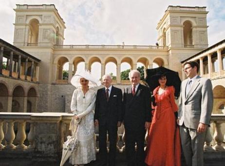 Bundespräsident Johannes Rau: Eröffnung Belvedere Potsdam